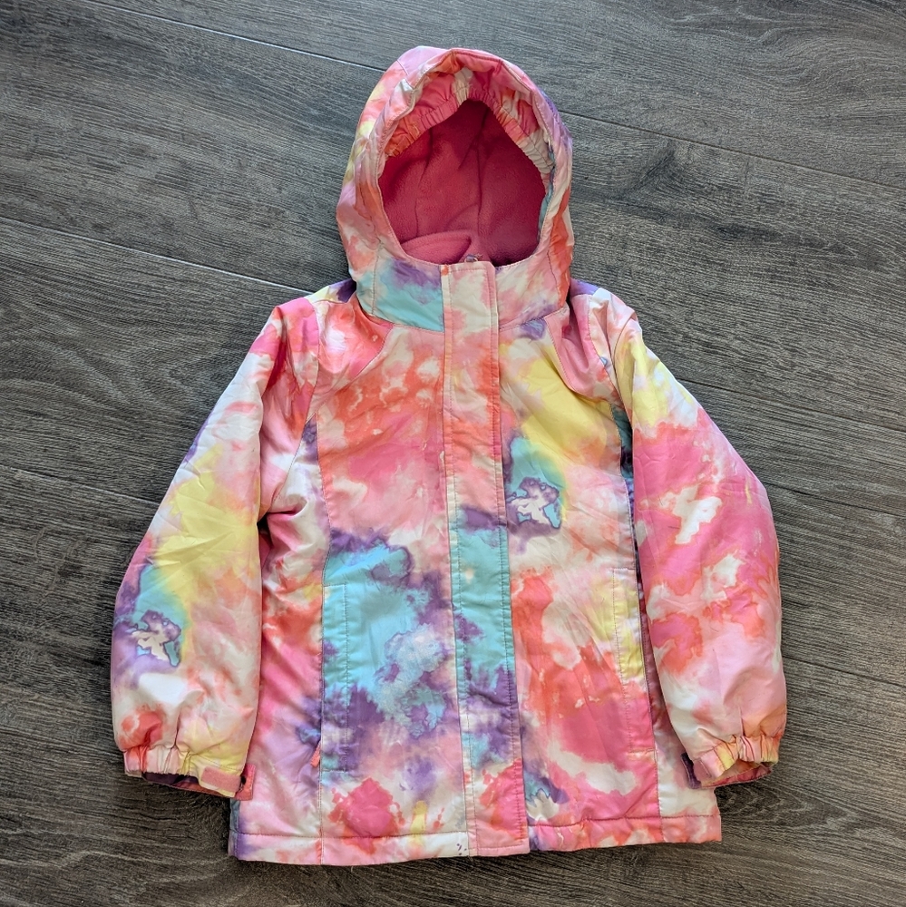 7 8 childrens place 3in1 jacket rainbow coat